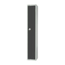 Elite Single Door Electronic Combination Locker Graphite Grey