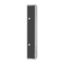 Elite Double Door Manual Combination Locker Locker Graphite Grey