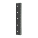 Elite Five Door Manual Combination Locker Locker Graphite Grey