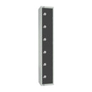 Elite Six Door Manual Combination Locker Locker Graphite Grey