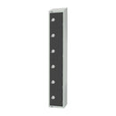 Elite Six Door Electronic Combination Locker Graphite Grey