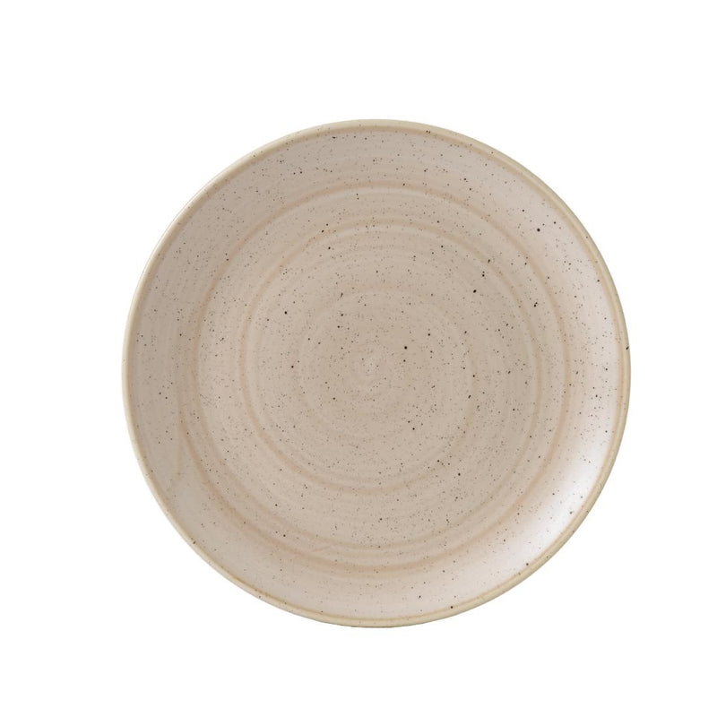 Churchill Stonecast Coupe Plate Nutmeg Cream 288mm (Pack of 12)