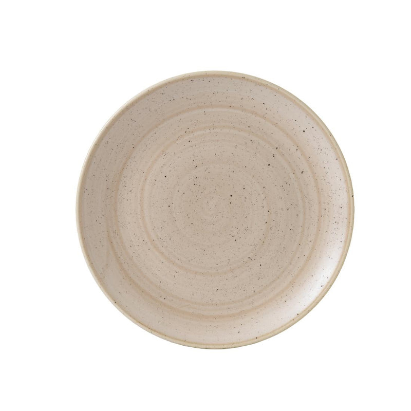 Churchill Stonecast Coupe Plate Nutmeg Cream 260mm (Pack of 12)