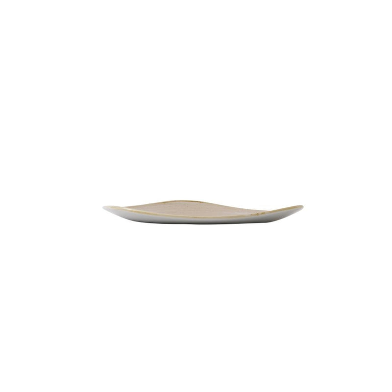 Churchill Stonecast Triangle Plate Nutmeg Cream 192mm (Pack of 12)