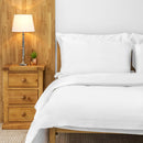 Mitre Essentials Pyramid Bettbezug, weiß, Einzelbett