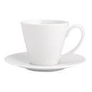 Royal Porcelain Klassische weiße Teetasse, 210 ml, 12 Stück