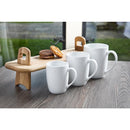 Royal Porcelain klassische weiße Tasse, 250 ml, 12 Stück