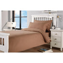 Mitre Essentials Spectrum Duvet Cover Mocha Single
