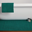 Mitre Essentials Nova Bath Mat Dark Green