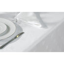 Mitre Luxury Luxor Tablecloth Ivy Leaf White 1780 x 1780mm