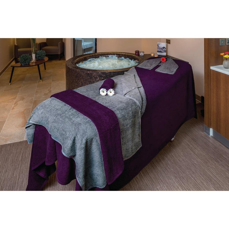 Mitre Comfort Enigma Purple Bath Sheet