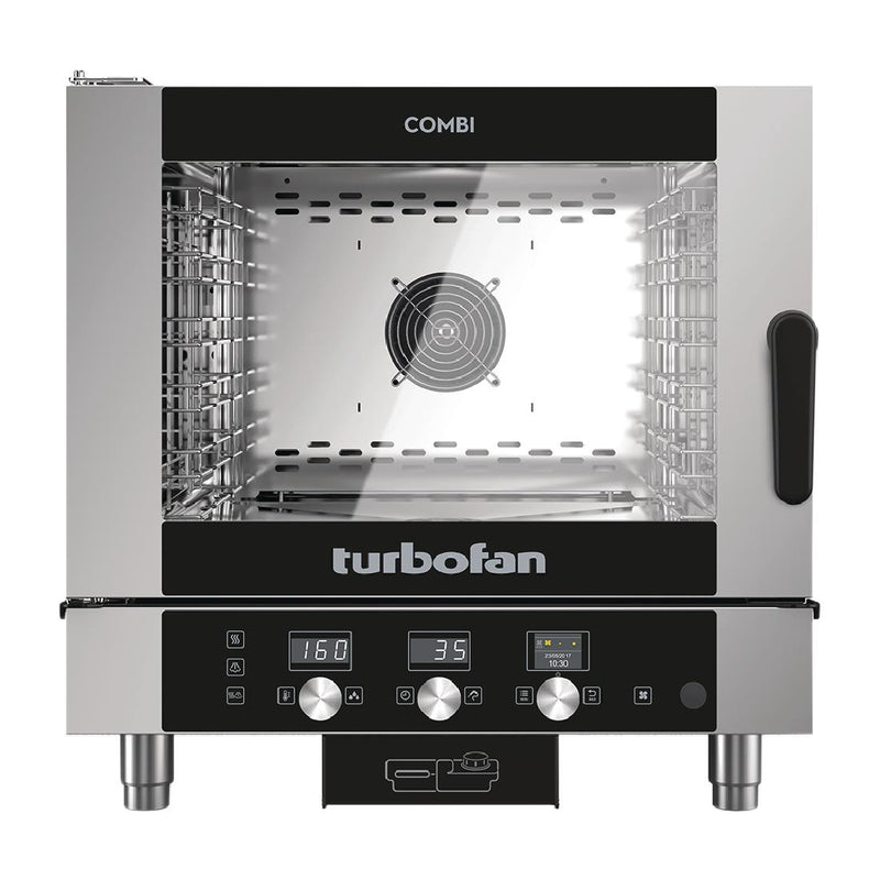 Blue Seal Turbofan 5-Gitter-Touch-Control-Kombiofen mit automatischer Reinigung EC40D5