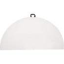 Bolero Round PE Centre Folding Table White 6ft