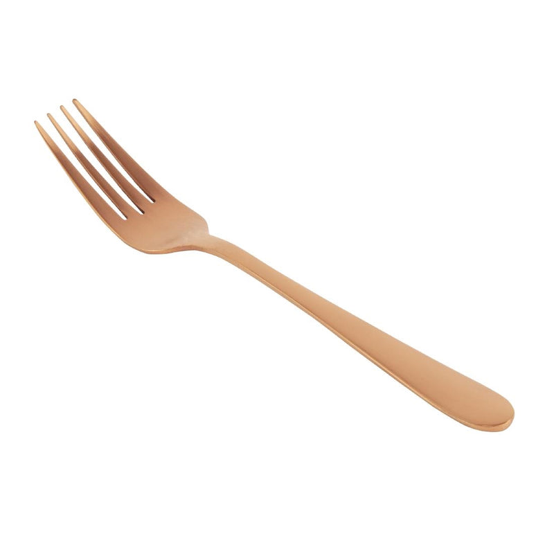 Olympia Cyprium Copper Table Fork (Pack of 12)