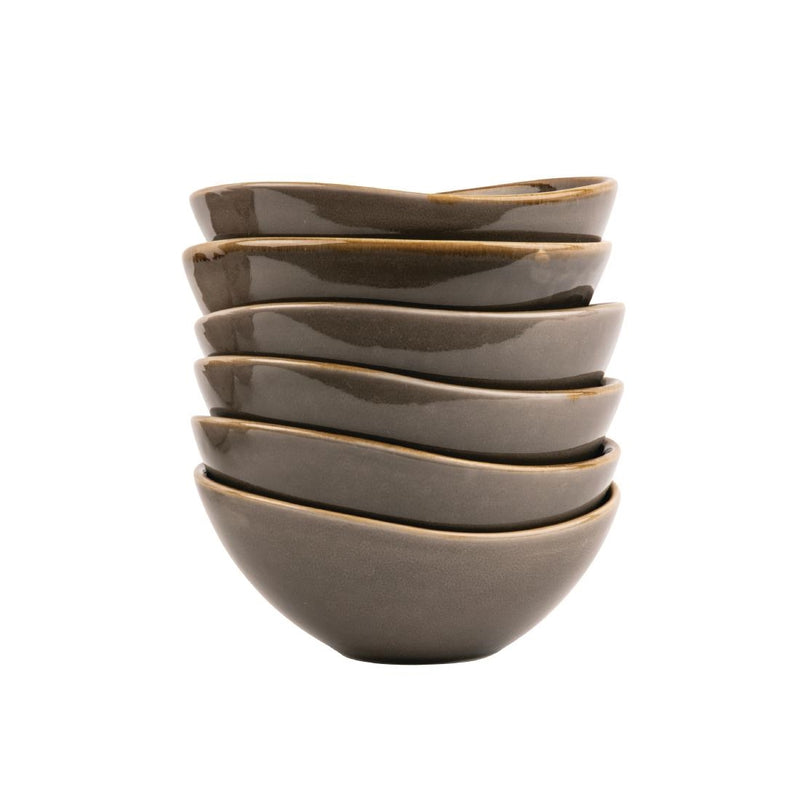 Olympia Kiln Bowl Smoke 165 mm (6er-Pack)