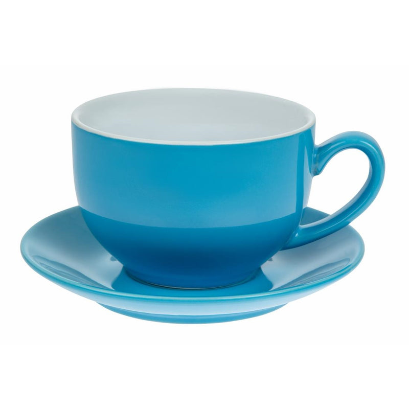 Olympia Cafe Saucer Blue (Fits HC404) - 158mm 6 1/4" (Box 12)