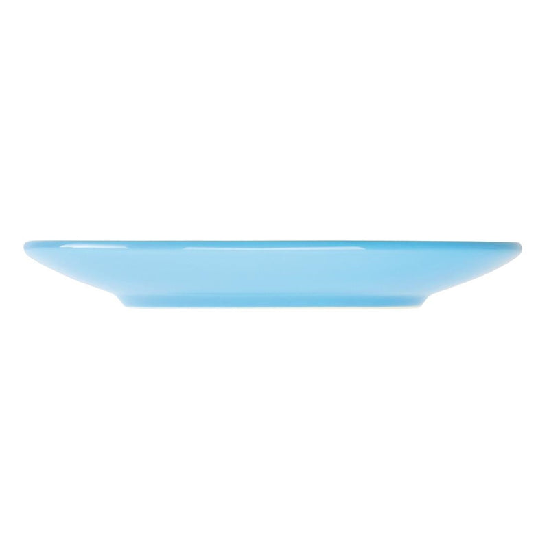 Olympia Cafe Coupe Plate Blue - 250mm 10" (Box 6)