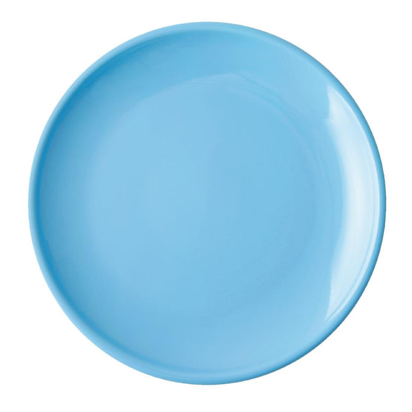 Olympia Cafe Coupe Plate Blue - 250mm 10" (Box 6)