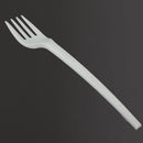Vegware Lightweight Compostable CPLA Forks White (Pack of 50)