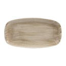 Churchill Stonecast Patina Antique Rectangular Plates Taupe 355mm (Pack of 6)