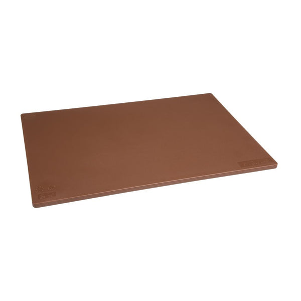 Hygiplas Antibacterial Low Density Chopping Board Brown