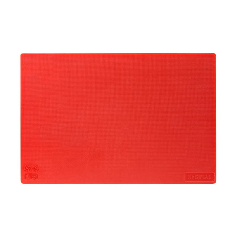 Hygiplas Antibacterial Low Density Chopping Board Red