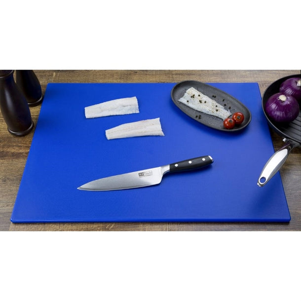 Hygiplas Low Density Blue Chopping Board Large - 10(H) x 600(W) x 450(L)mm