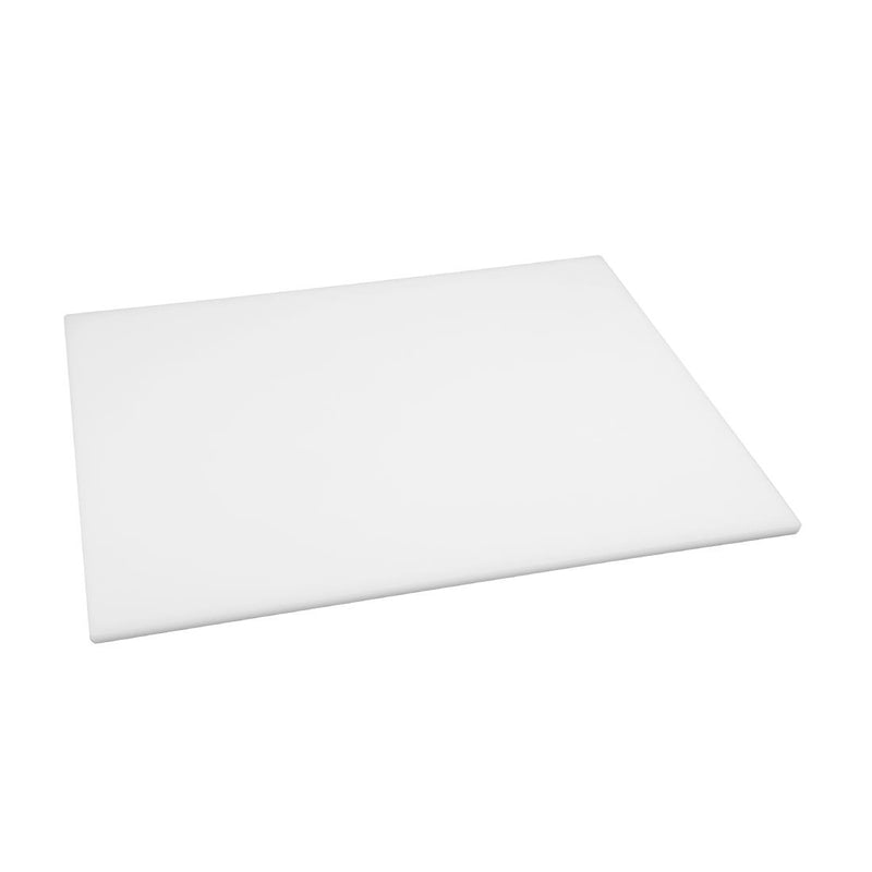 Hygiplas Low Density White Chopping Board Standard