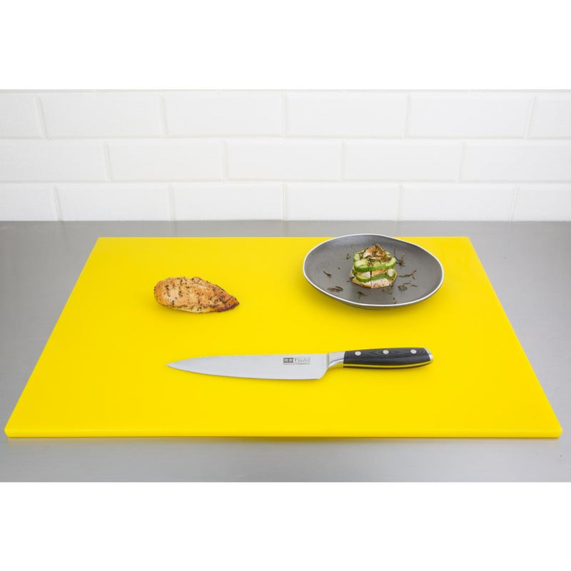 Hygiplas Low Density Yellow Chopping Board Large