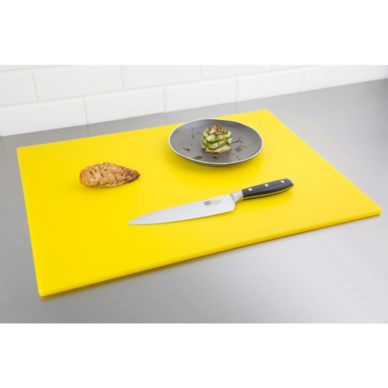 Hygiplas Low Density Yellow Chopping Board Large