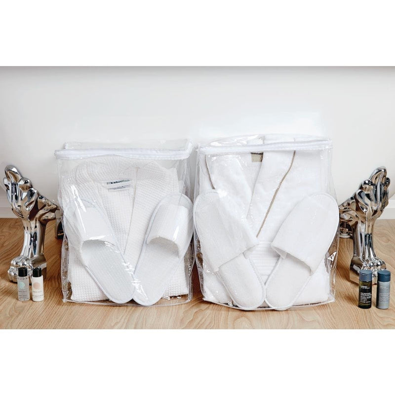 Mitre Comfort Langley Bathrobe and Slipper Set with Storage Bag Extra Large