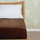 Komfort-Fleecedecke Schokolade