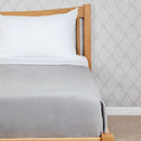 Komfort-Fleecedecke Grau