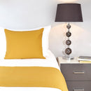 Mitre Essentials Quilted Waffle Cushion Cover Ochre