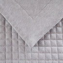 Mitre Essentials Quilted Waffle Runner Grau