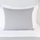 Mitre Essentials Quilted Waffle Cushion Cover Grey