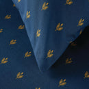 Mitre Essentials Perth Pillowcases Navy Housewife