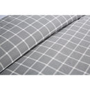 Mitre Essentials Stirling Duvet Cover Grey 137 x 203cm