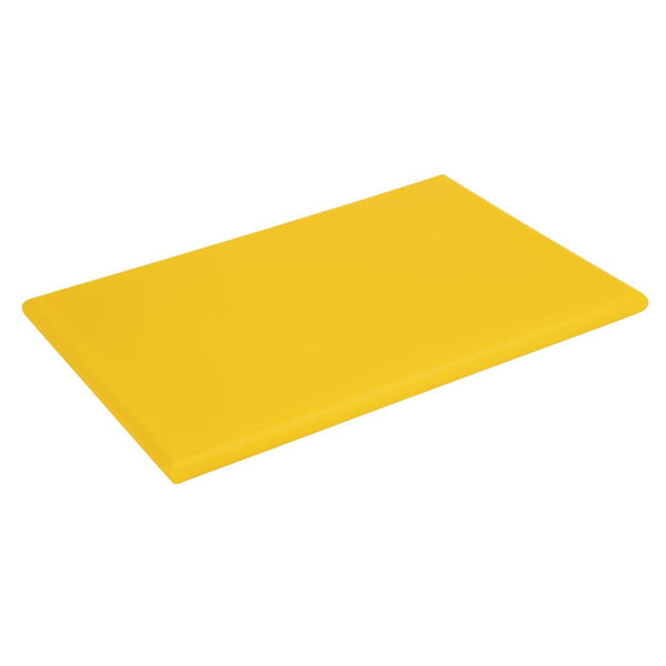 Hygiplas Extra Thick High Density Yellow Chopping Board Standard