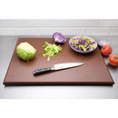 Hygiplas Extra Thick High Density Brown Chopping Board Large