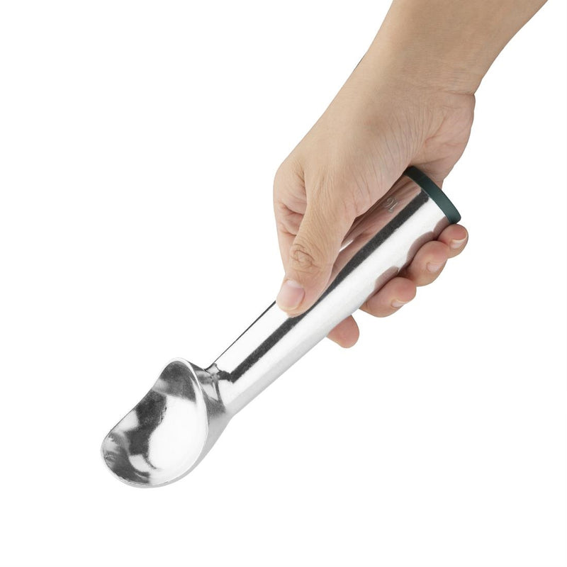 Vogue Ice Cream Scoop Green Cap 2.5oz