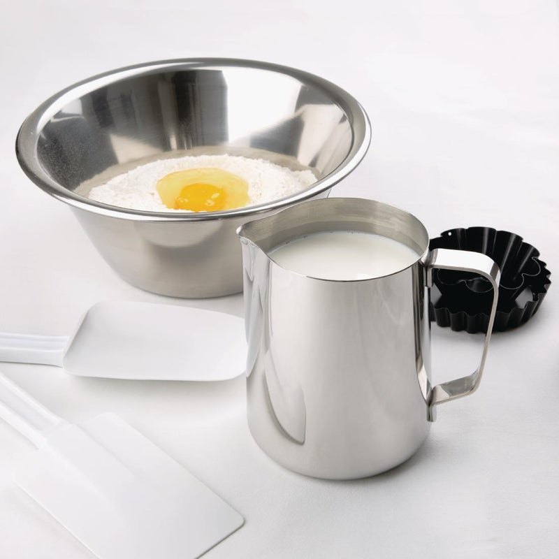 Olympia Stainless Steel Milk Jug 910ml