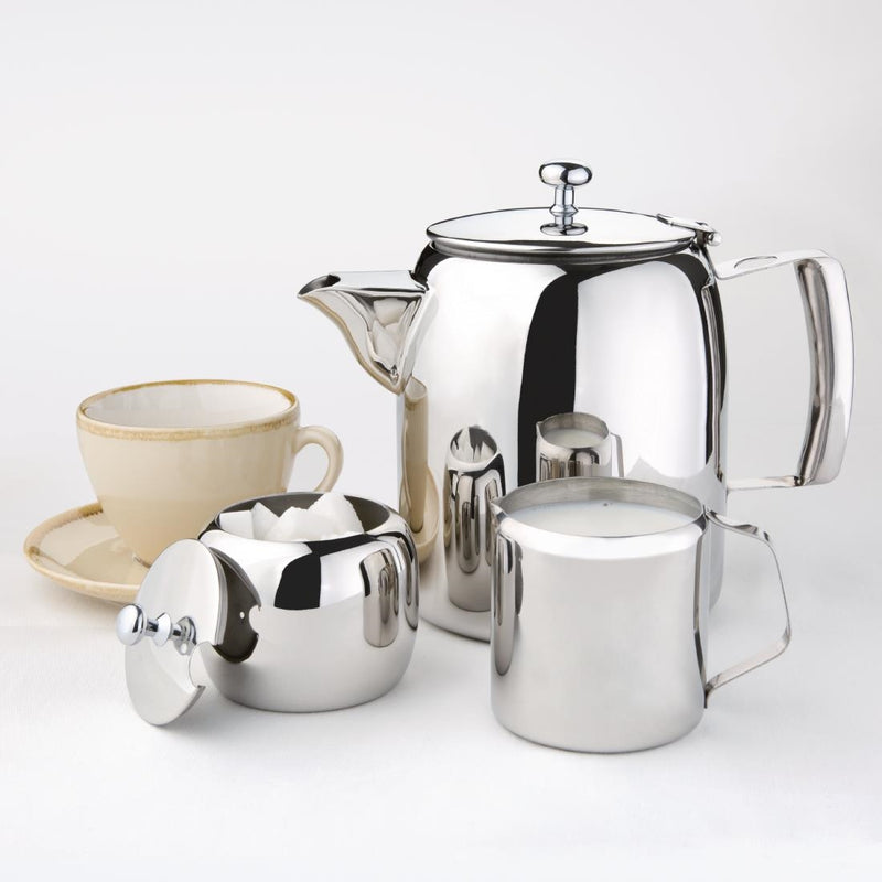 Olympia Cosmos Stainless Steel Teapot 1.4Ltr