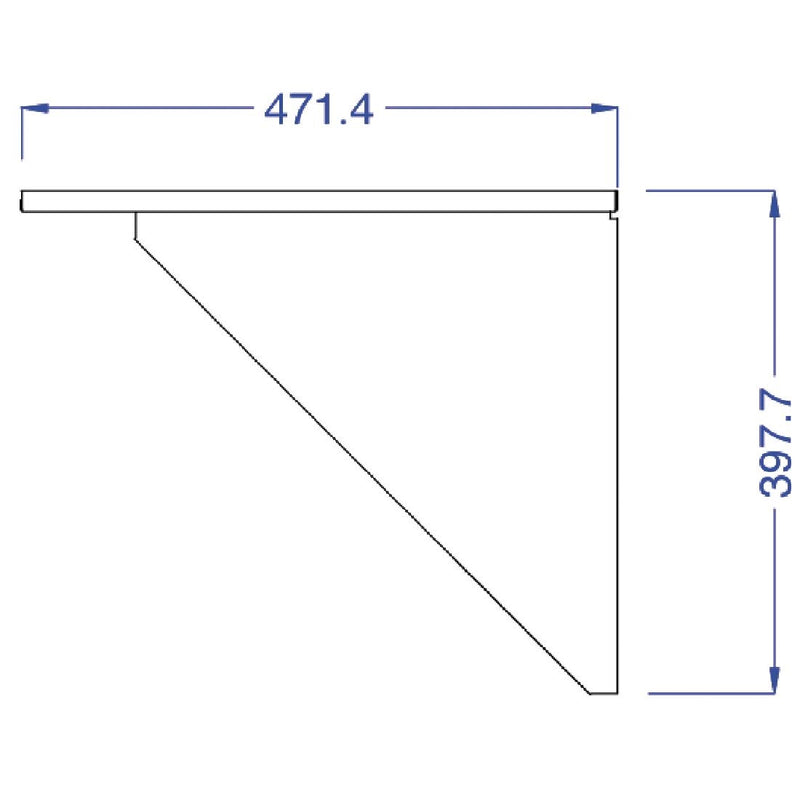 Wall Shelf for Lincat Salamander Grill - Ref GR3/WS