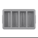 Olympia Kristallon Stapelbarer Besteckkasten aus Kunststoff, groß