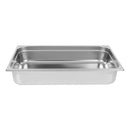 Matfer Bourgeat Stainless Steel 1/1 Gastronorm Tray 100mm