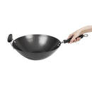 Kitchen Craft Antihaft-Wok mit flachem Boden, 356 mm