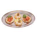 Olympia Stainless Steel Oval Serving Tray 250mm