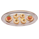 Olympia Stainless Steel Oval Serving Tray 350mm