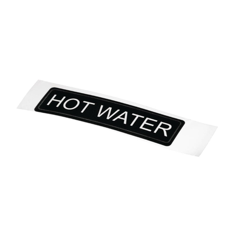 Olympia Adhesive Airpot Label Hot Water